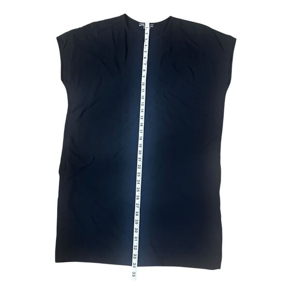 Vince Elegant Black 💯% Silk Dress SMALL - Picture 9 of 12